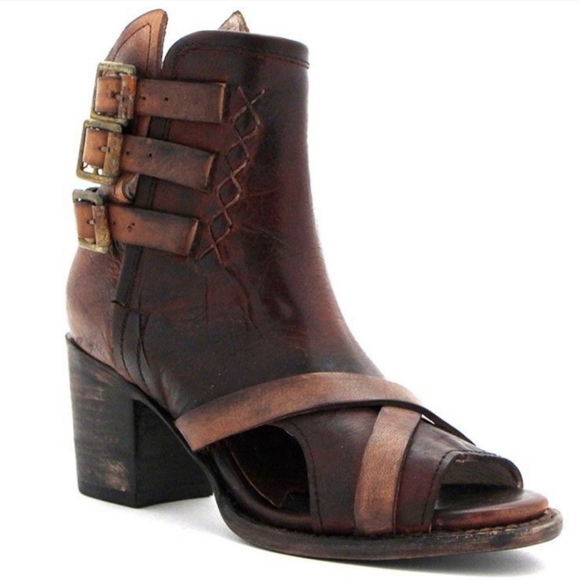 FreeBird RARE Peru Leather Ankle Bootie size 6 - Picture 2 of 15